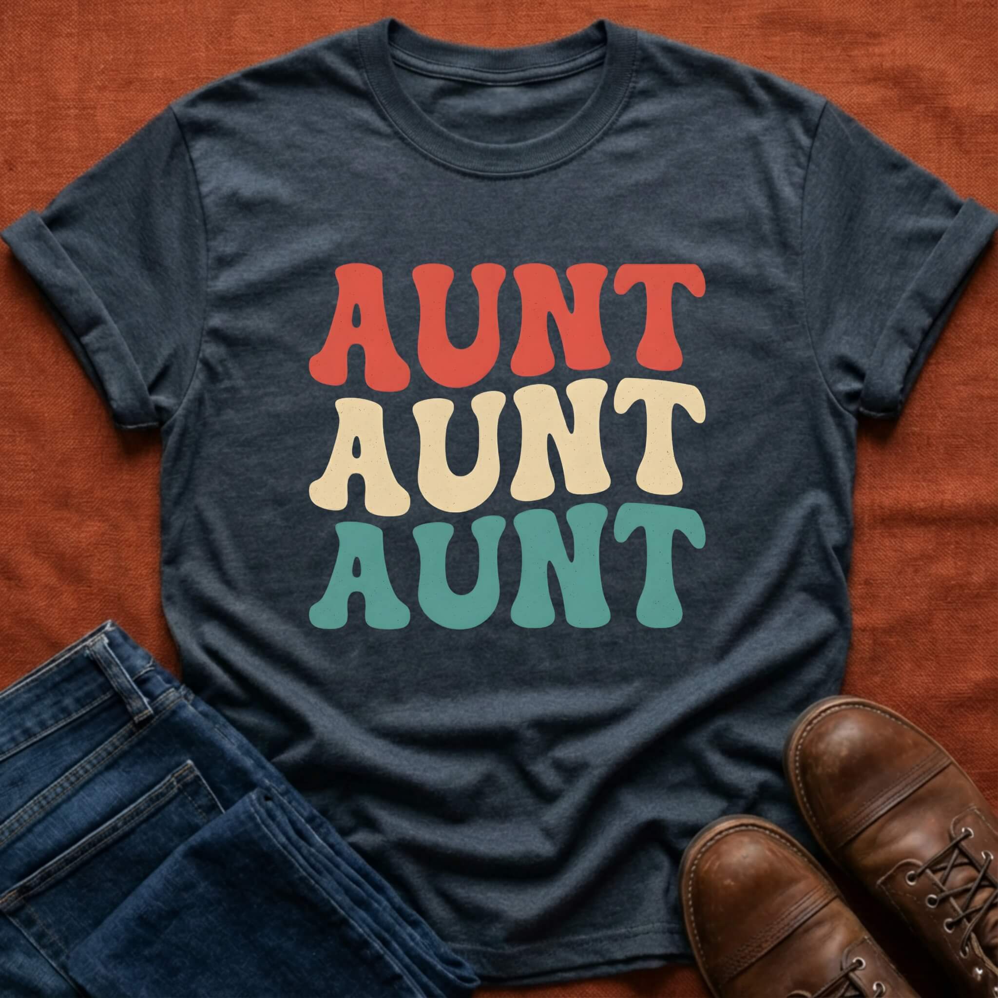 Retro Aunt Stack T-Shirt
