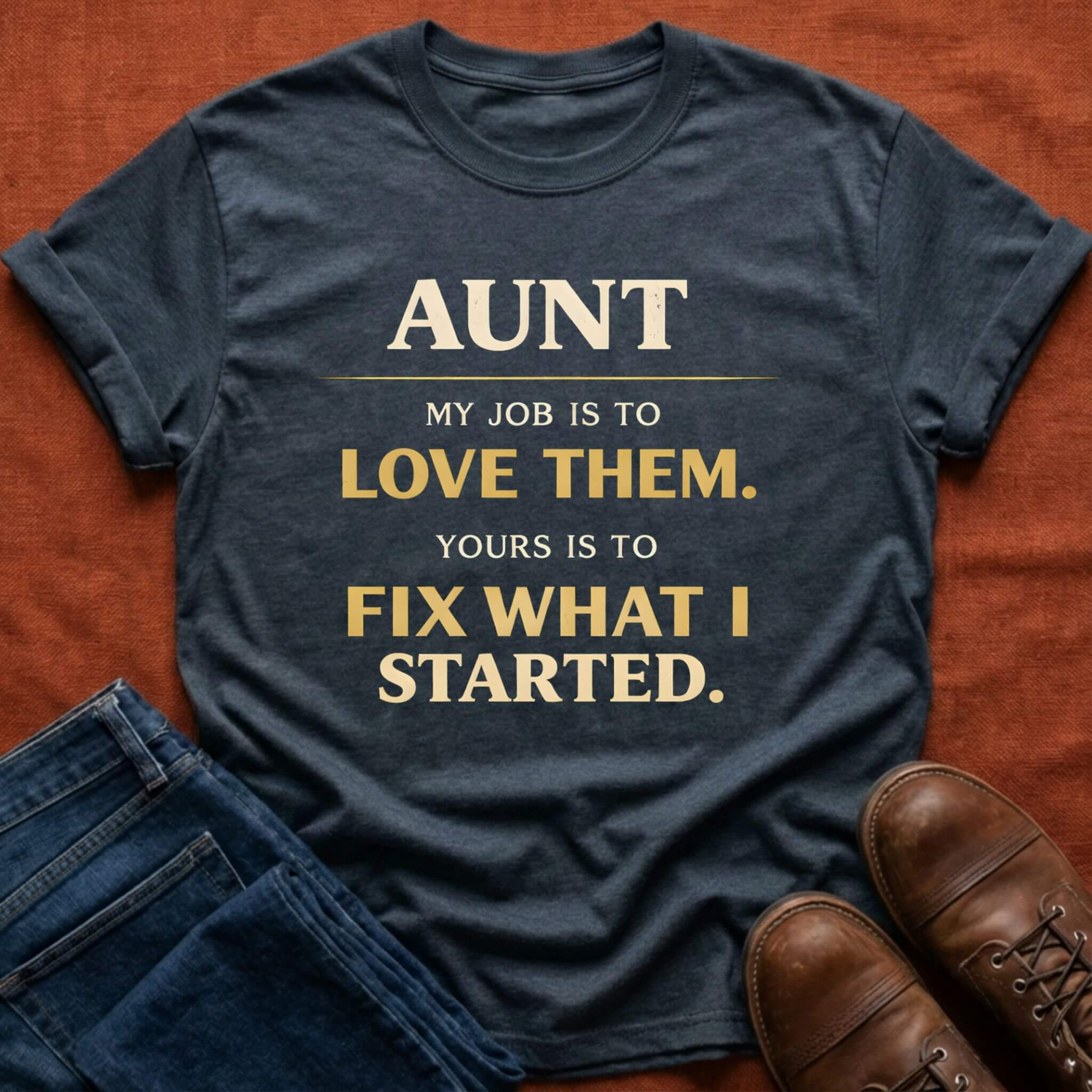 Fix What I Started Aunt T-Shirt