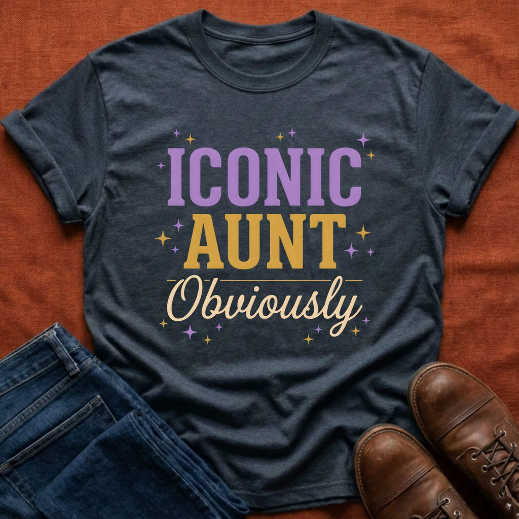 Iconic Aunt Obviously T-Shirt