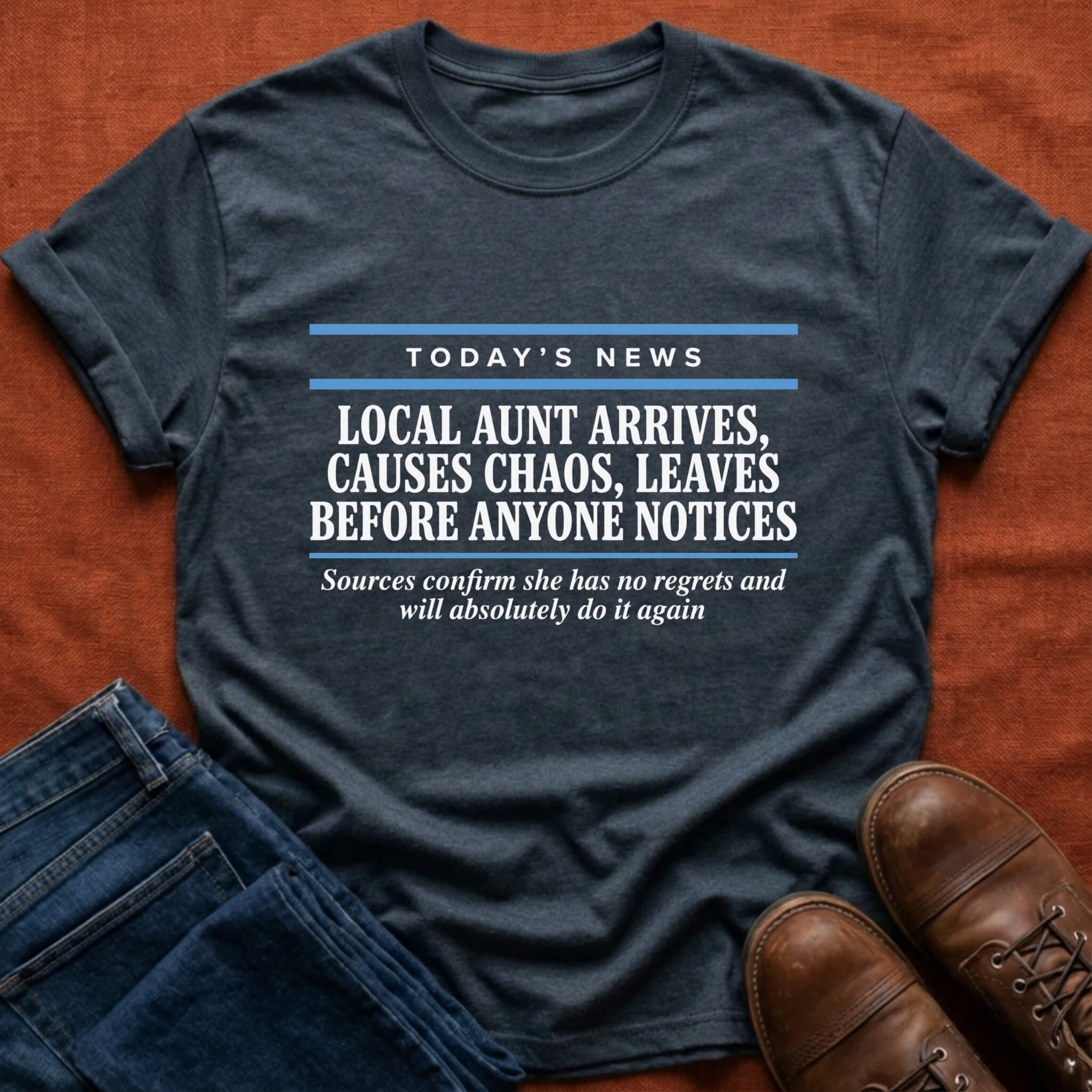 Today's News Aunt T-Shirt