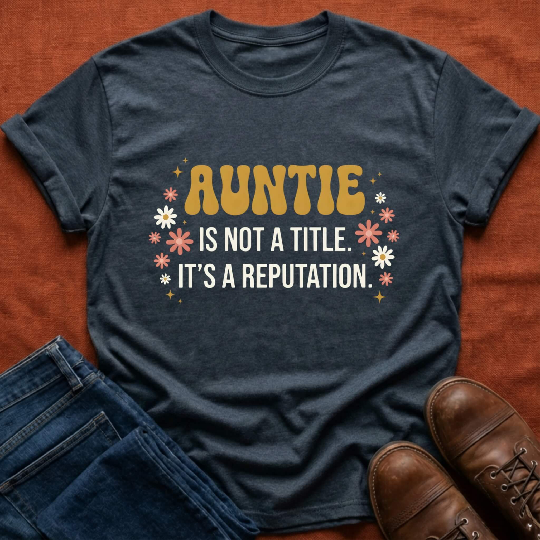 Auntie Reputation Retro T-Shirt