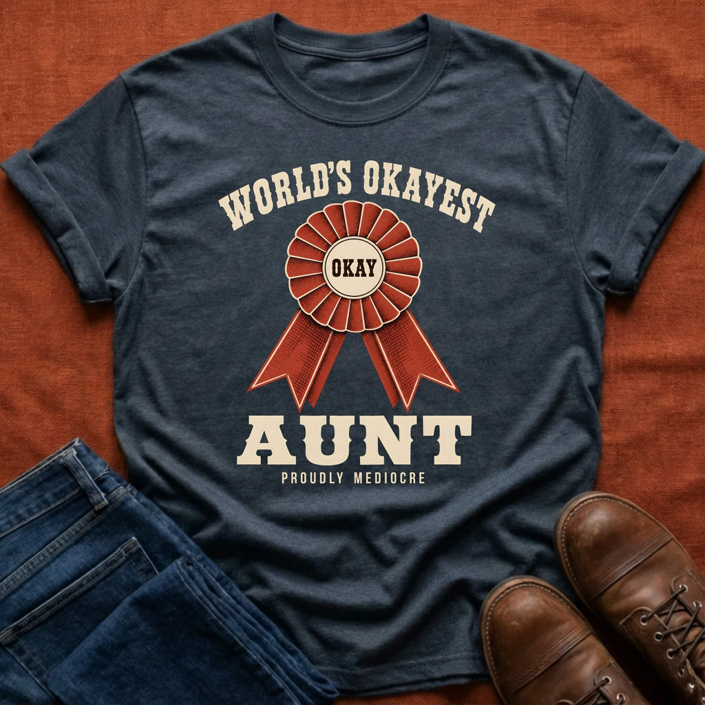 World's Okayest Aunt T-Shirt