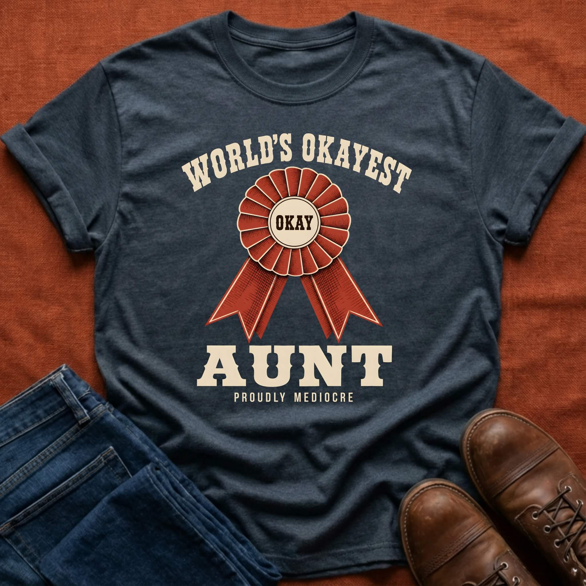 World's Okayest Aunt T-Shirt