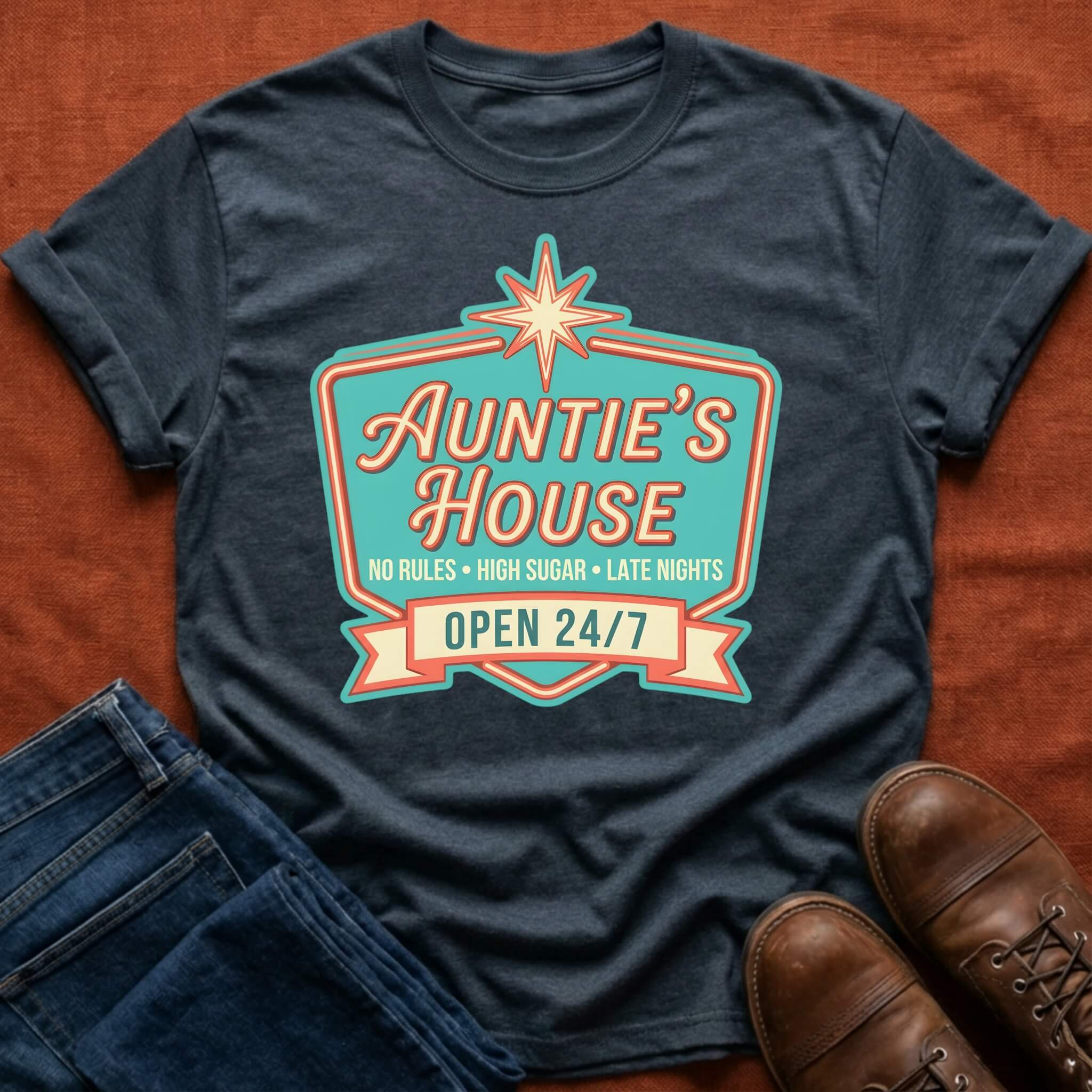 Auntie's House Sign T-Shirt