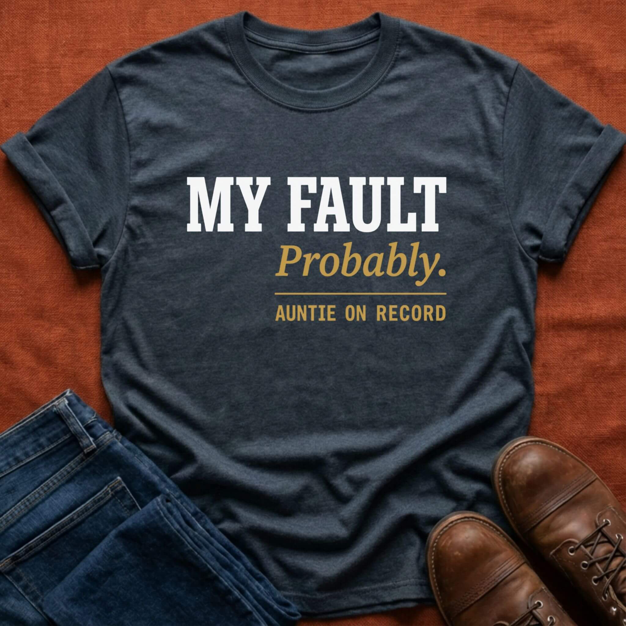 My Fault Probably Auntie T-Shirt