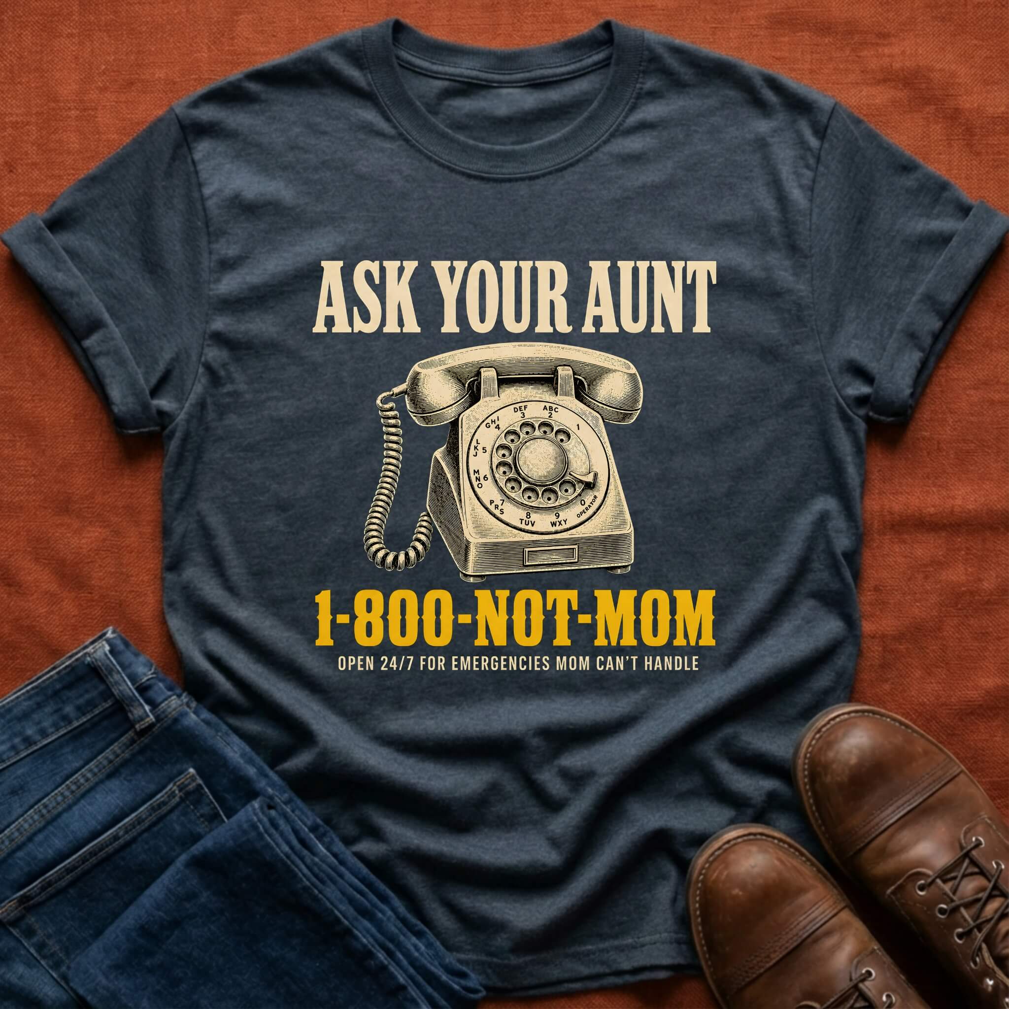 Ask Your Aunt Rotary T-Shirt