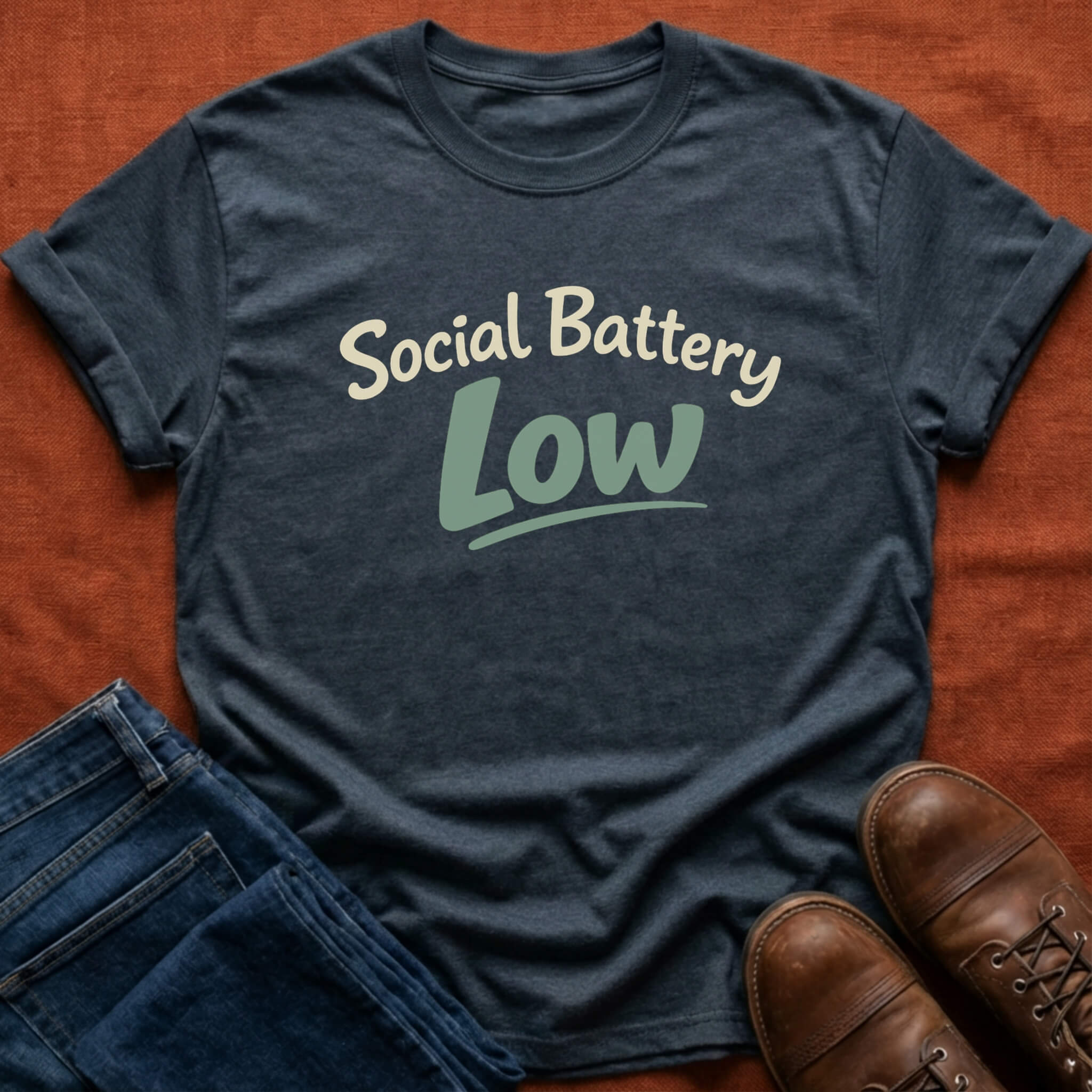 Social Battery Low T-Shirt