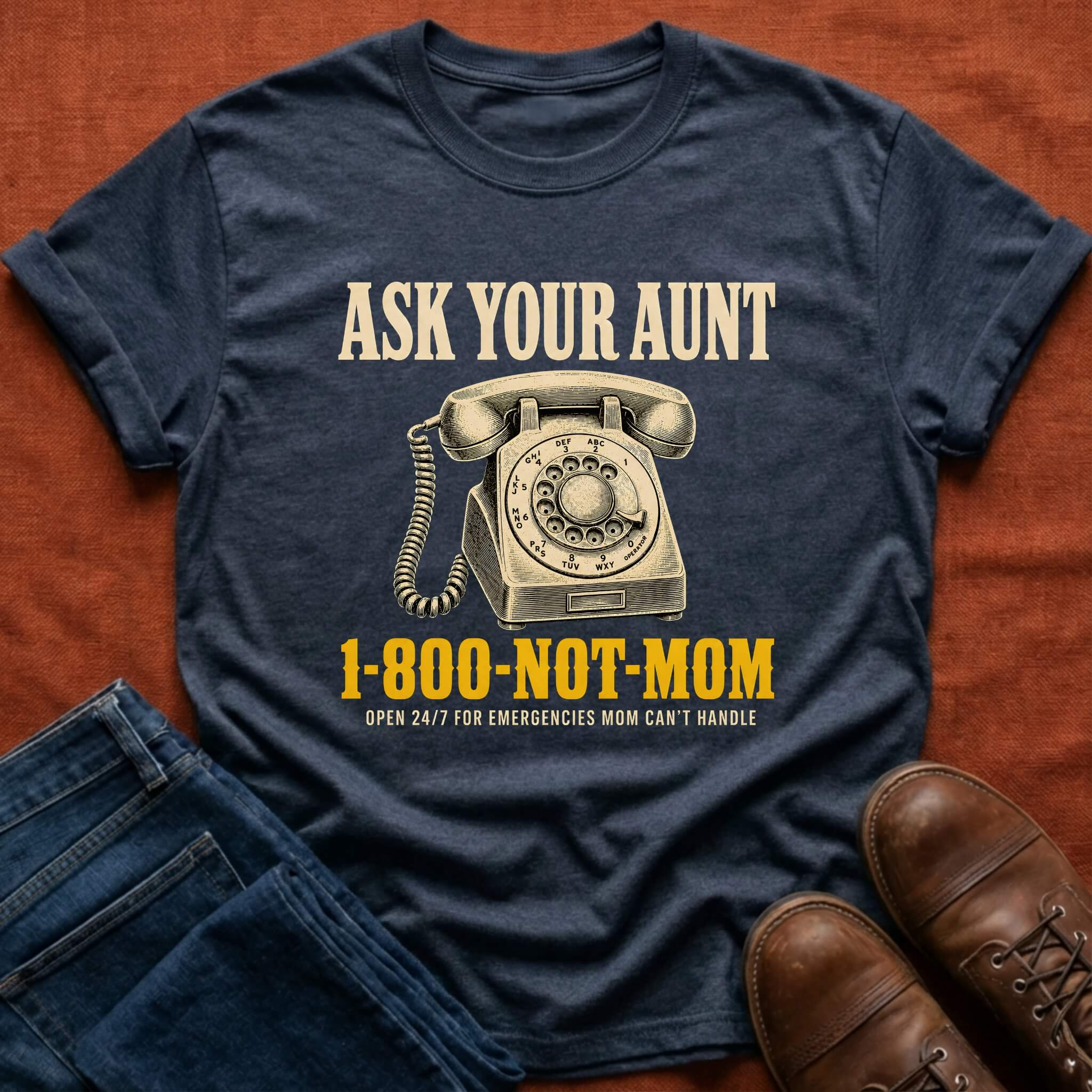 Ask Your Aunt Rotary T-Shirt