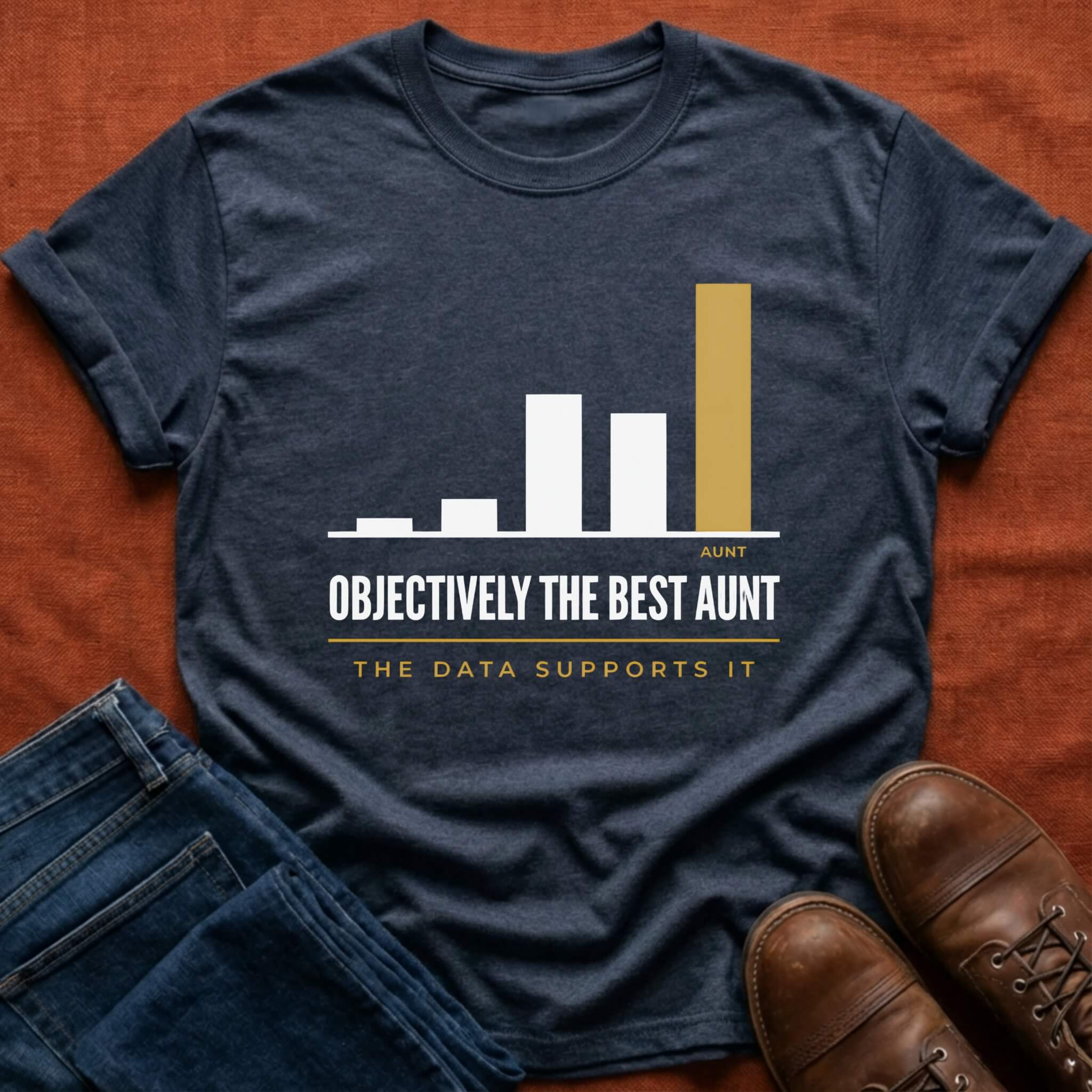Best Aunt Data Supports It T-Shirt