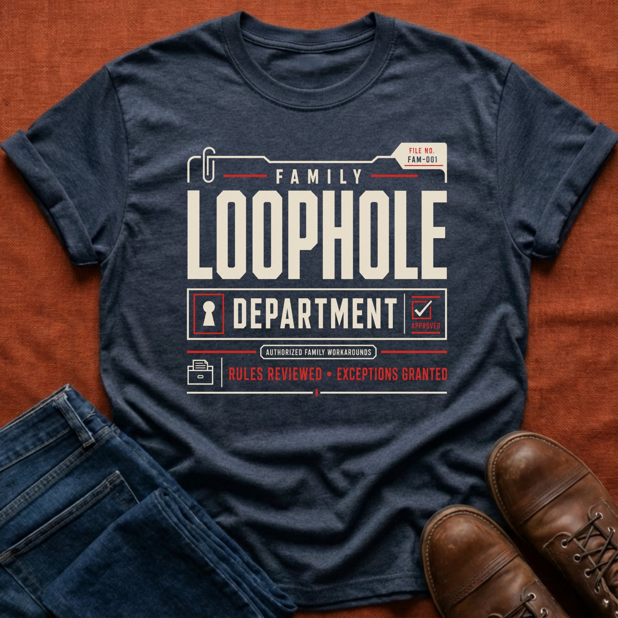 Family Loophole Department T-Shirt