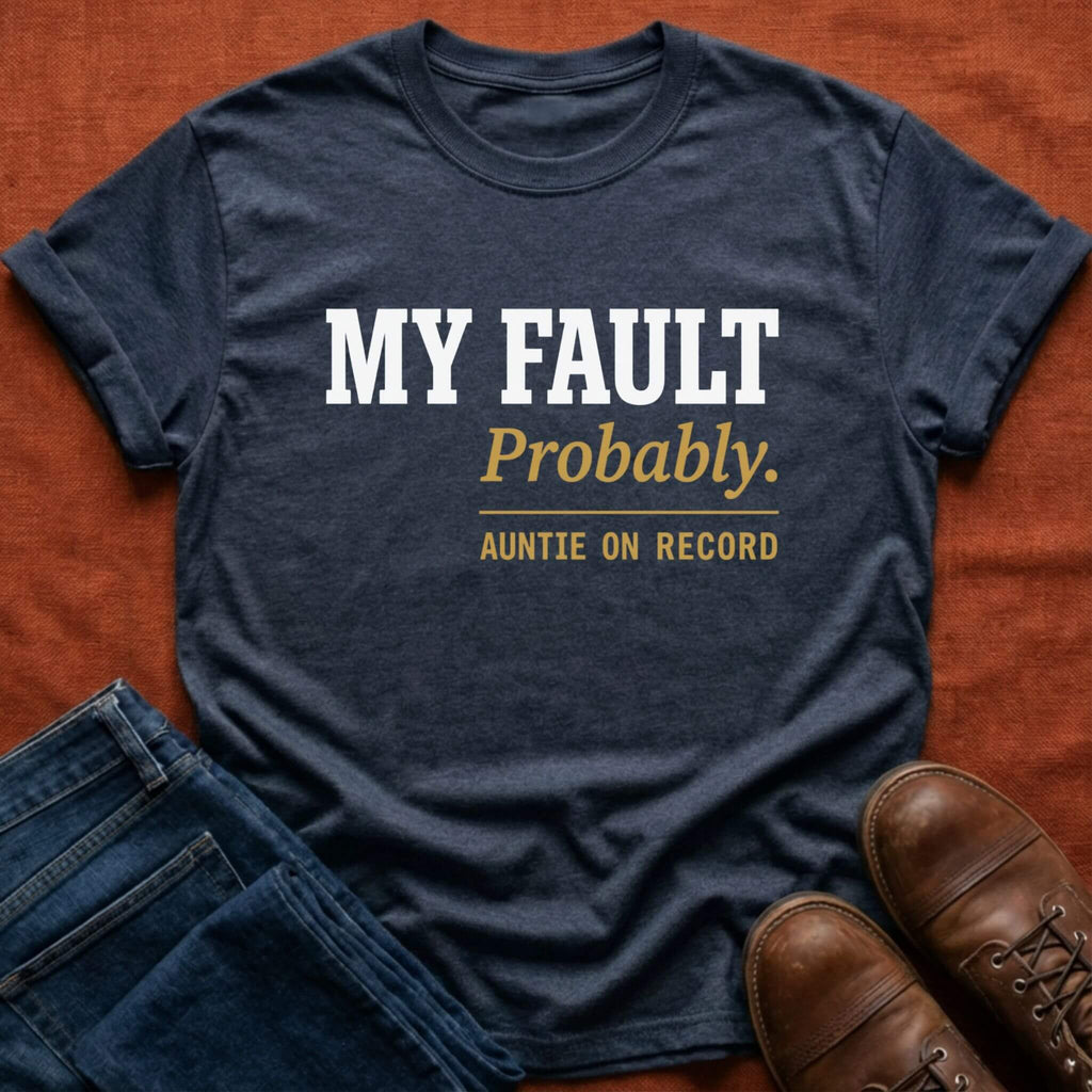 My Fault Probably Auntie T-Shirt