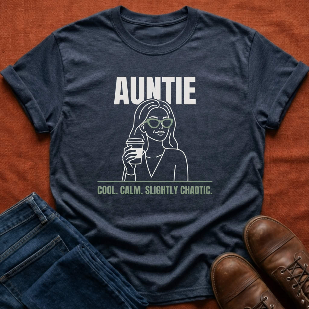 Cool Calm Chaotic Auntie T-Shirt