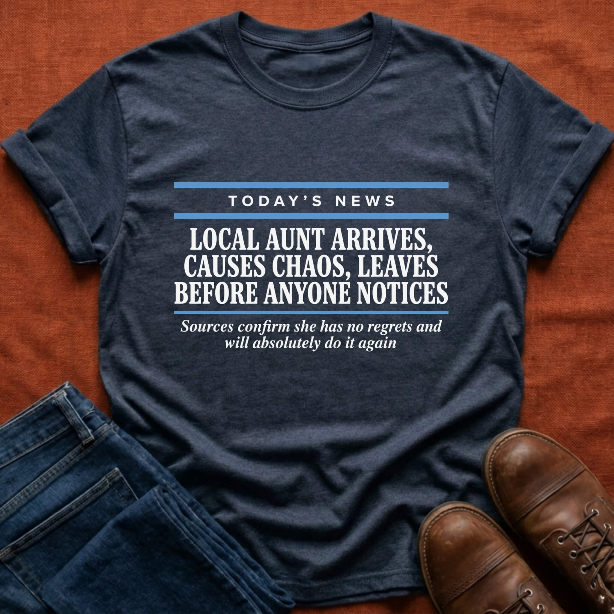 Today's News Aunt T-Shirt