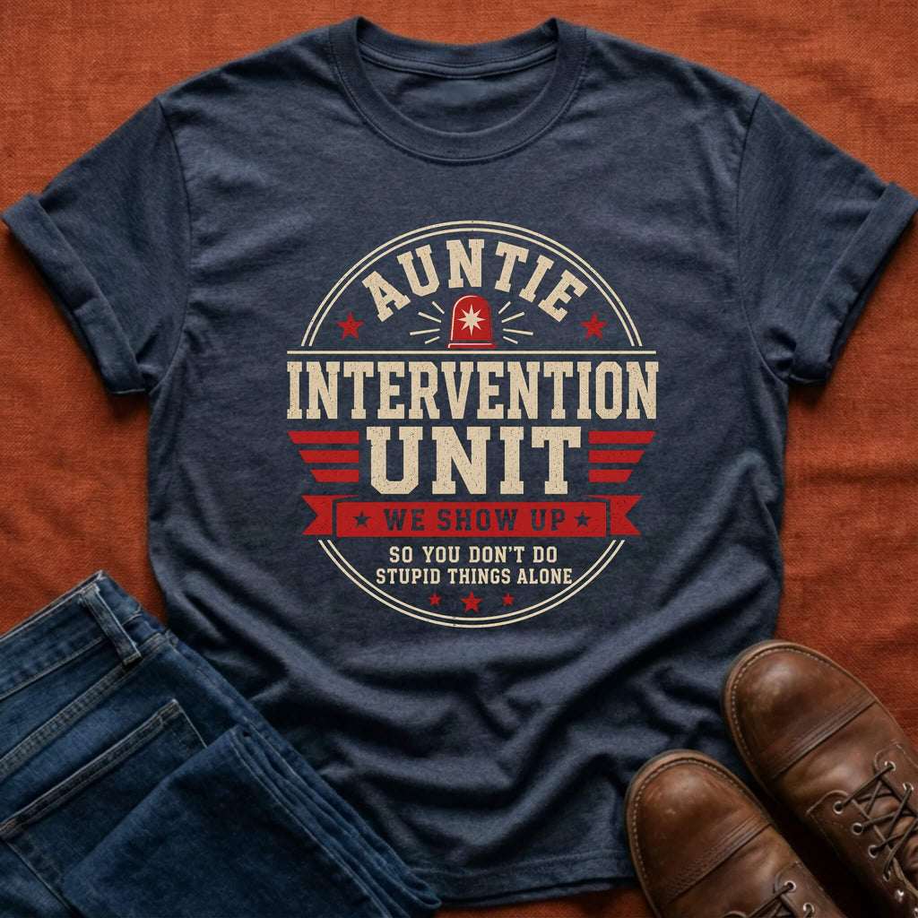 Auntie Intervention Unit T-Shirt