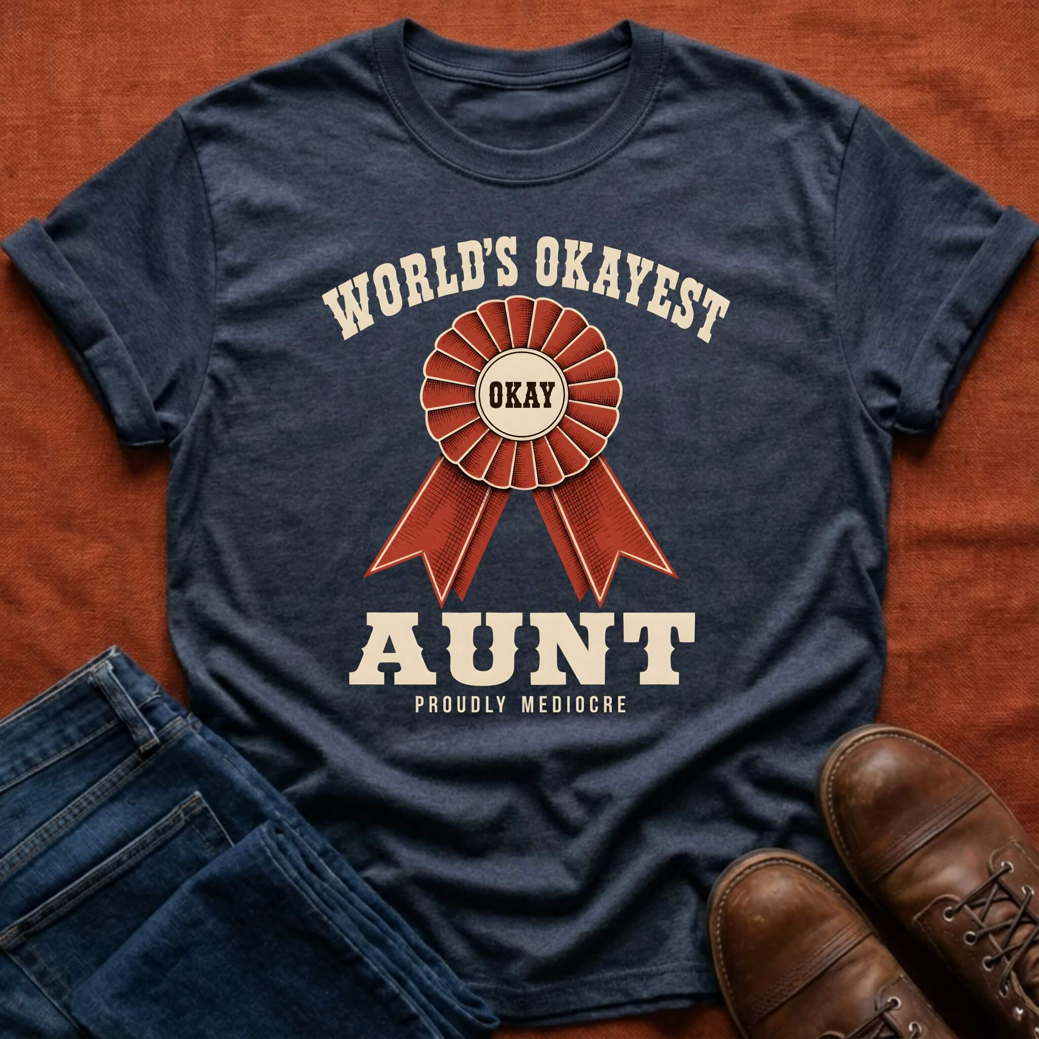 World's Okayest Aunt T-Shirt
