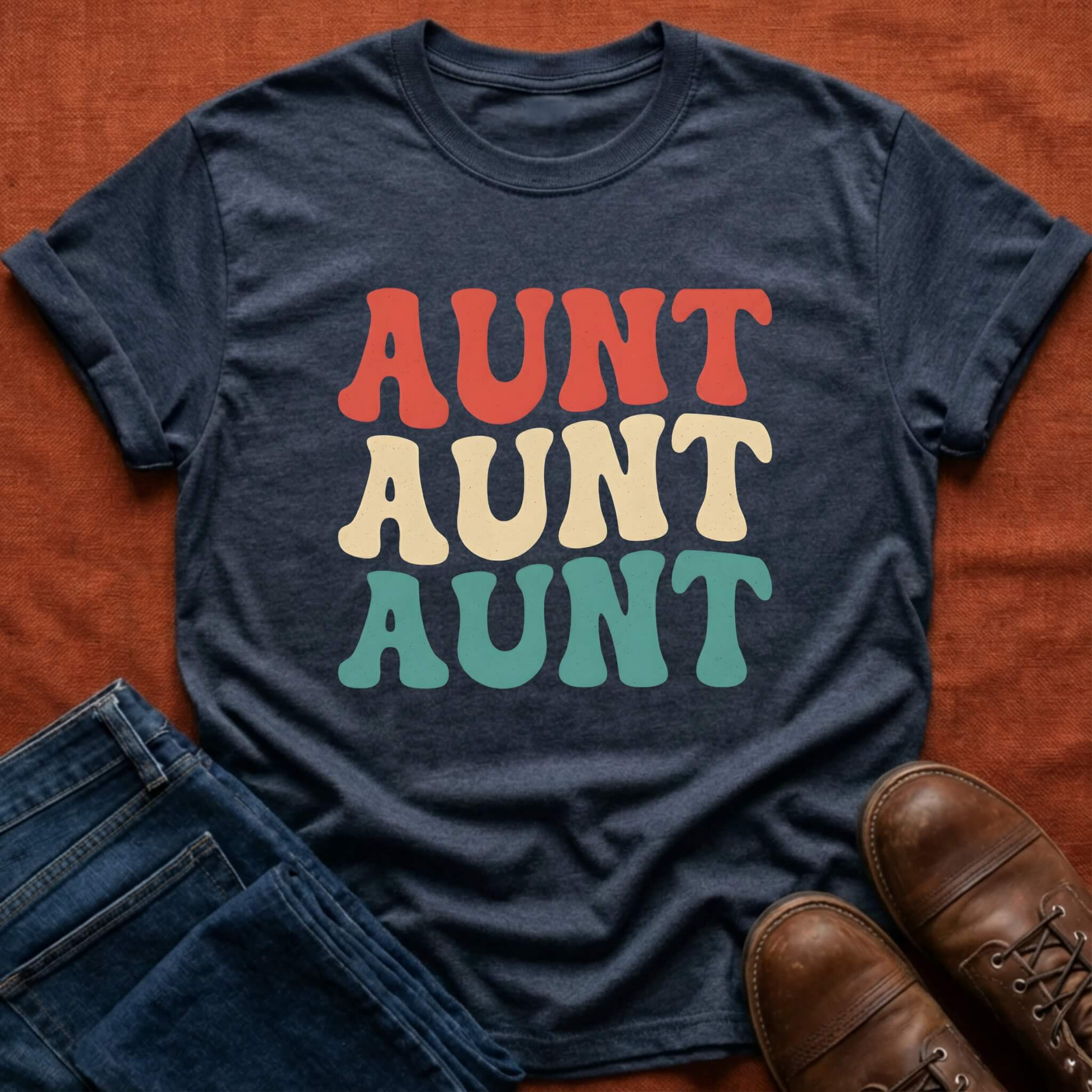 Retro Aunt Stack T-Shirt