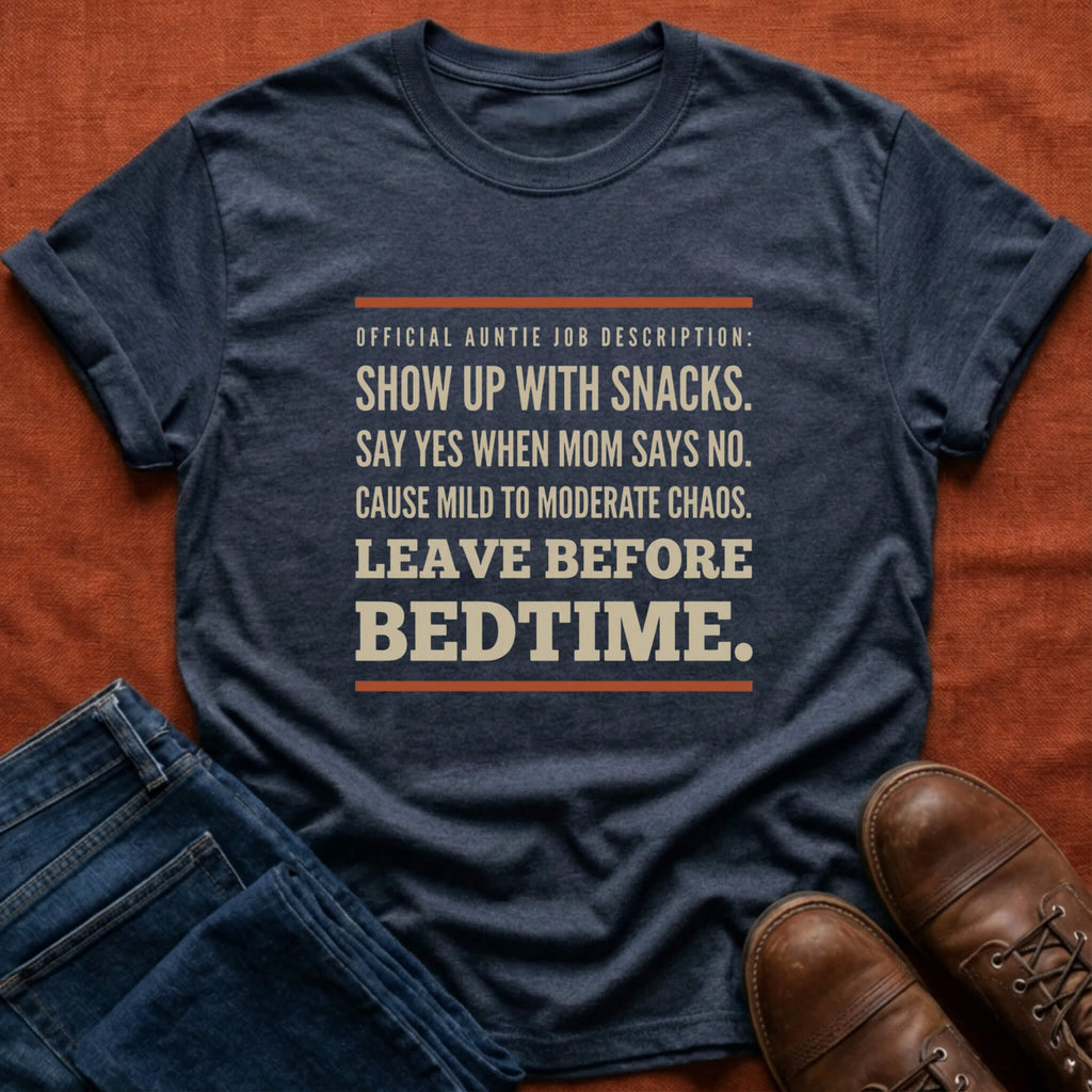Official Auntie Job Description T-Shirt