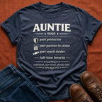 Auntie. Part Protector. Part Partner in Crime. T-Shirt