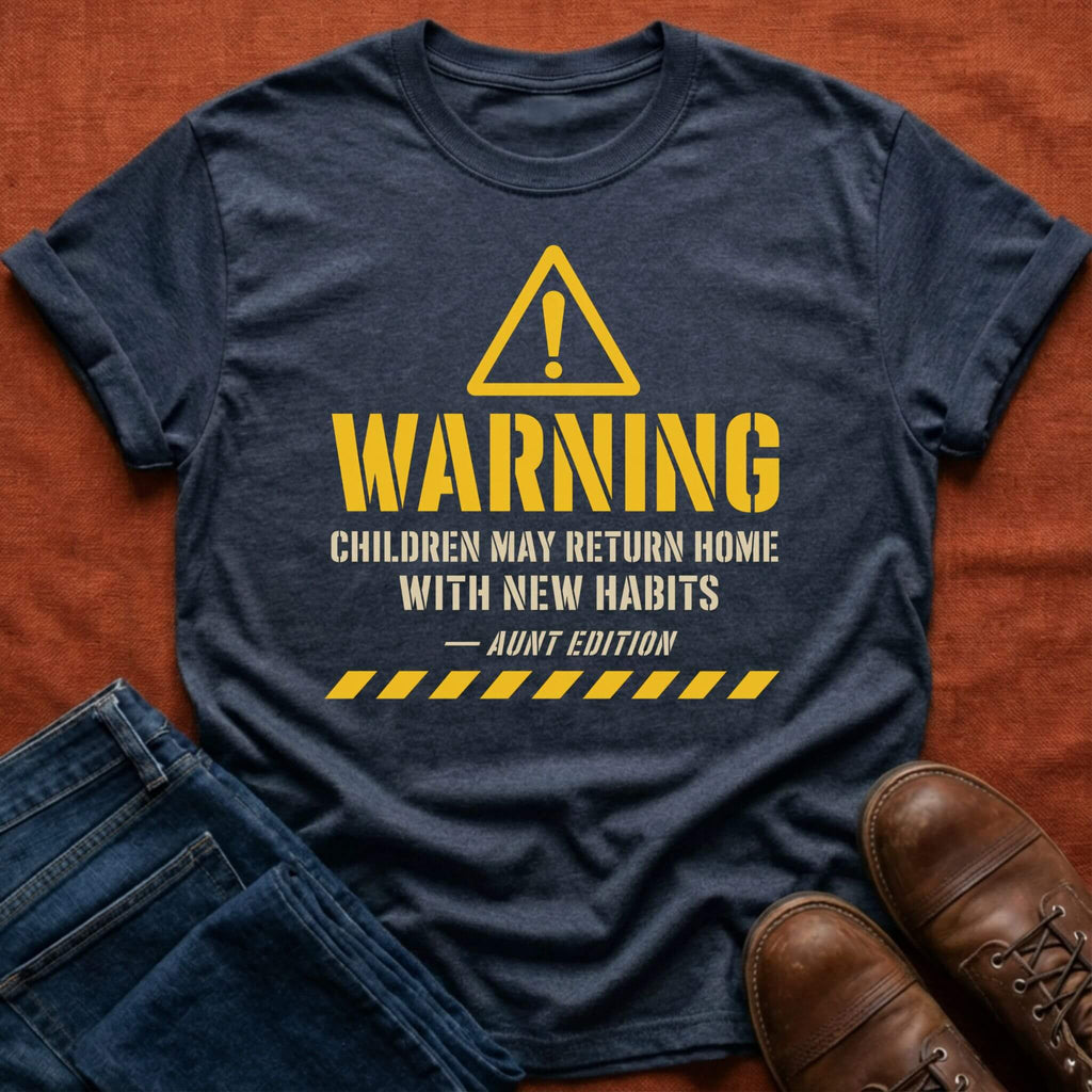 Warning New Habits T-Shirt