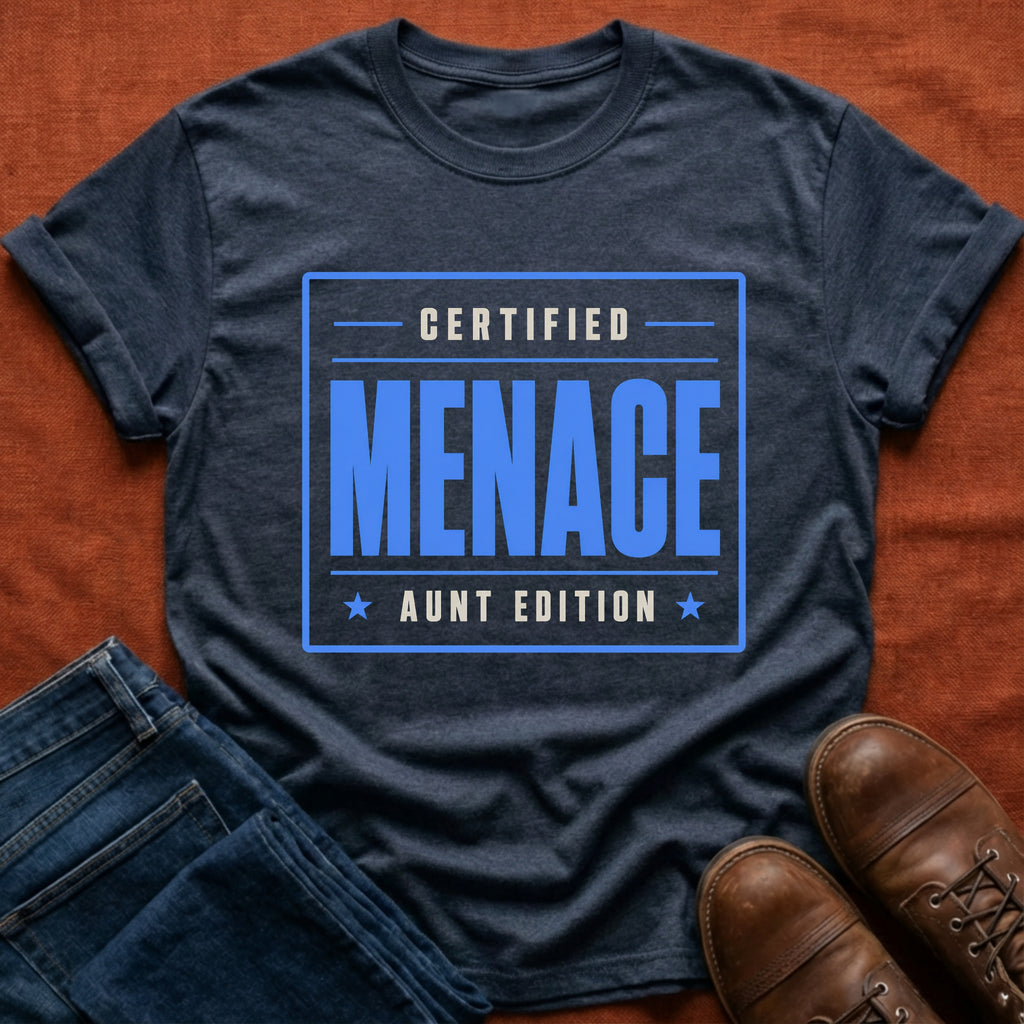 Certified Menace Aunt T-Shirt