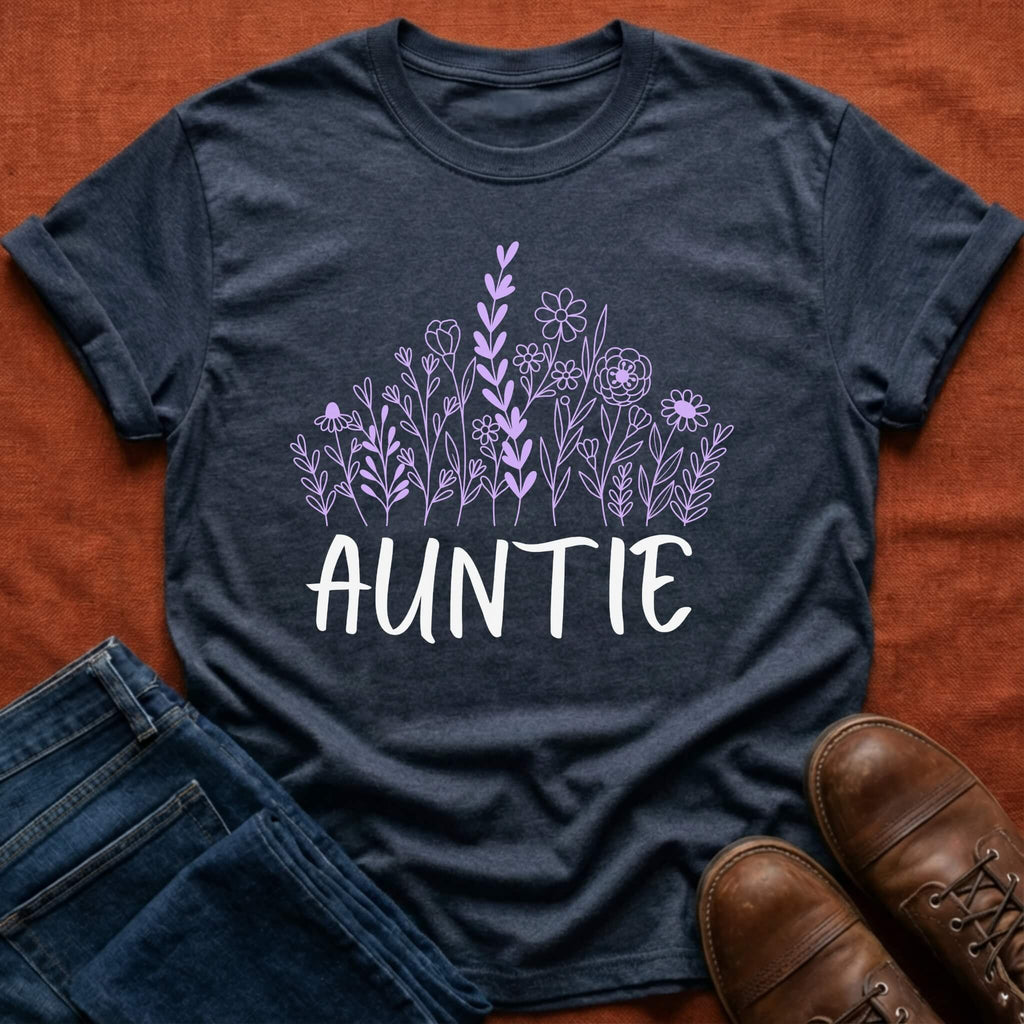 Auntie Wildflowers T-Shirt