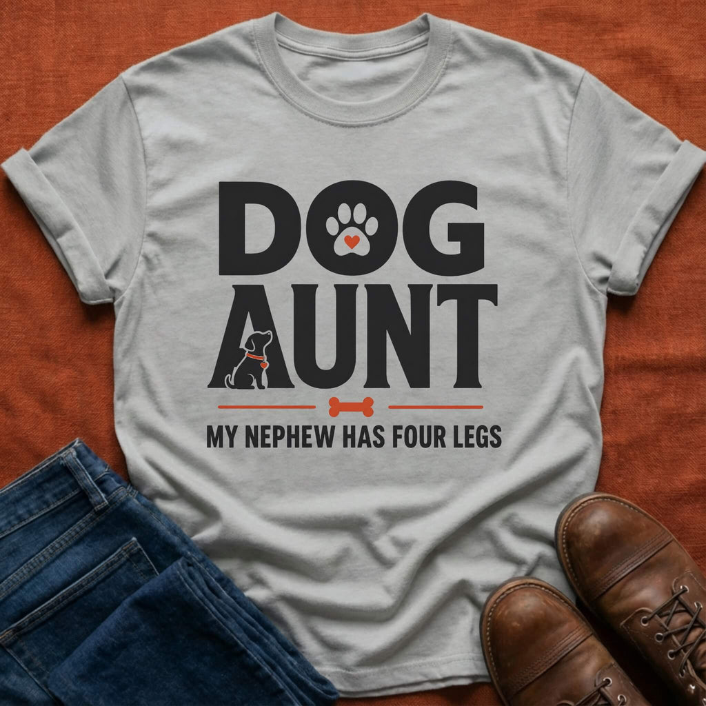Dog Aunt Nephew T-Shirt