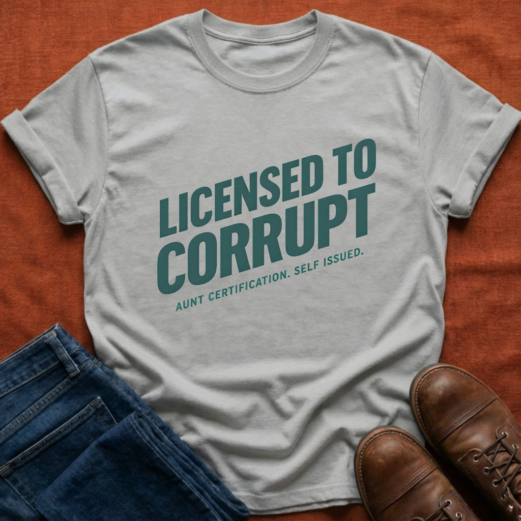 Licensed to Corrupt T-Shirt