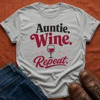 Auntie Wine Repeat T-Shirt