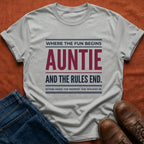 Auntie Where Fun Begins T-Shirt