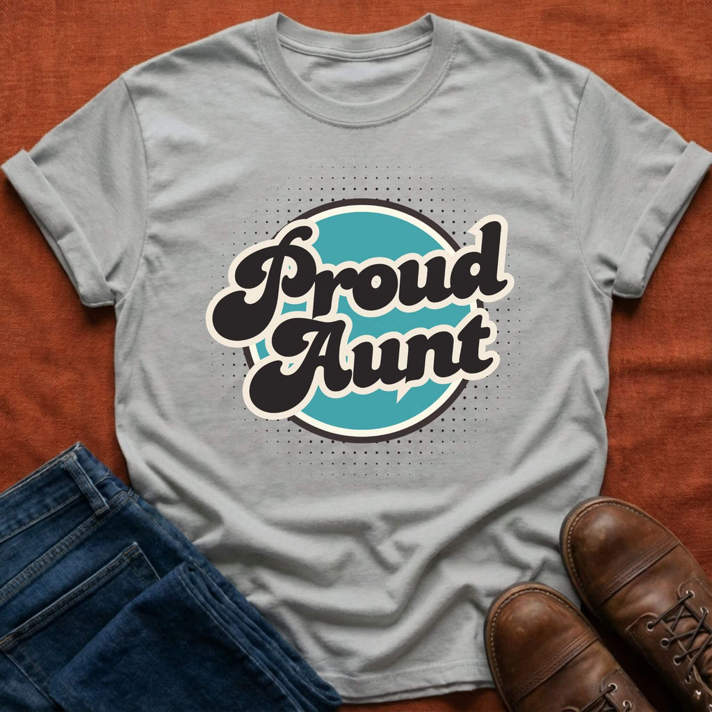 Proud Aunt Retro T-Shirt