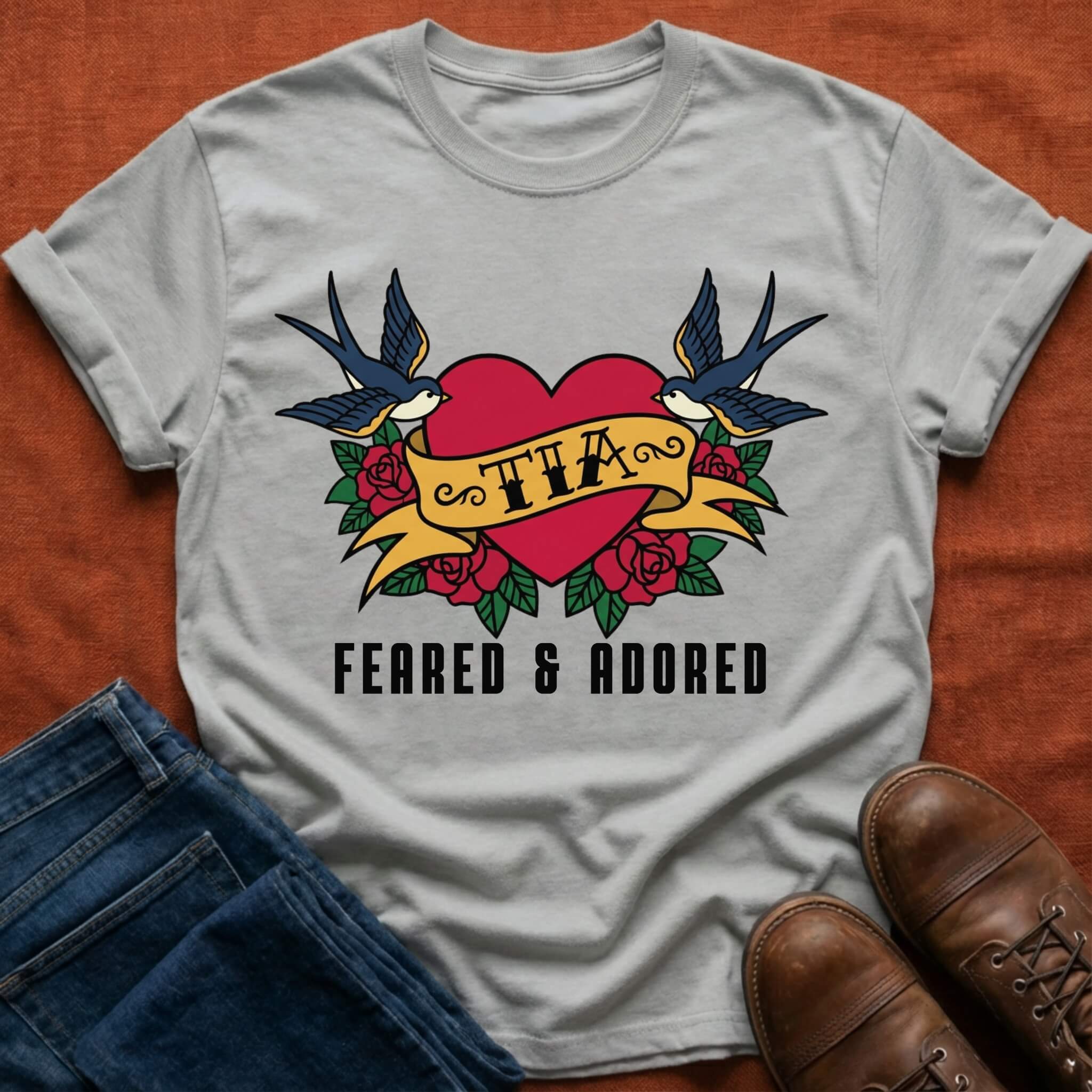 Tia American Traditional Tattoo T-Shirt