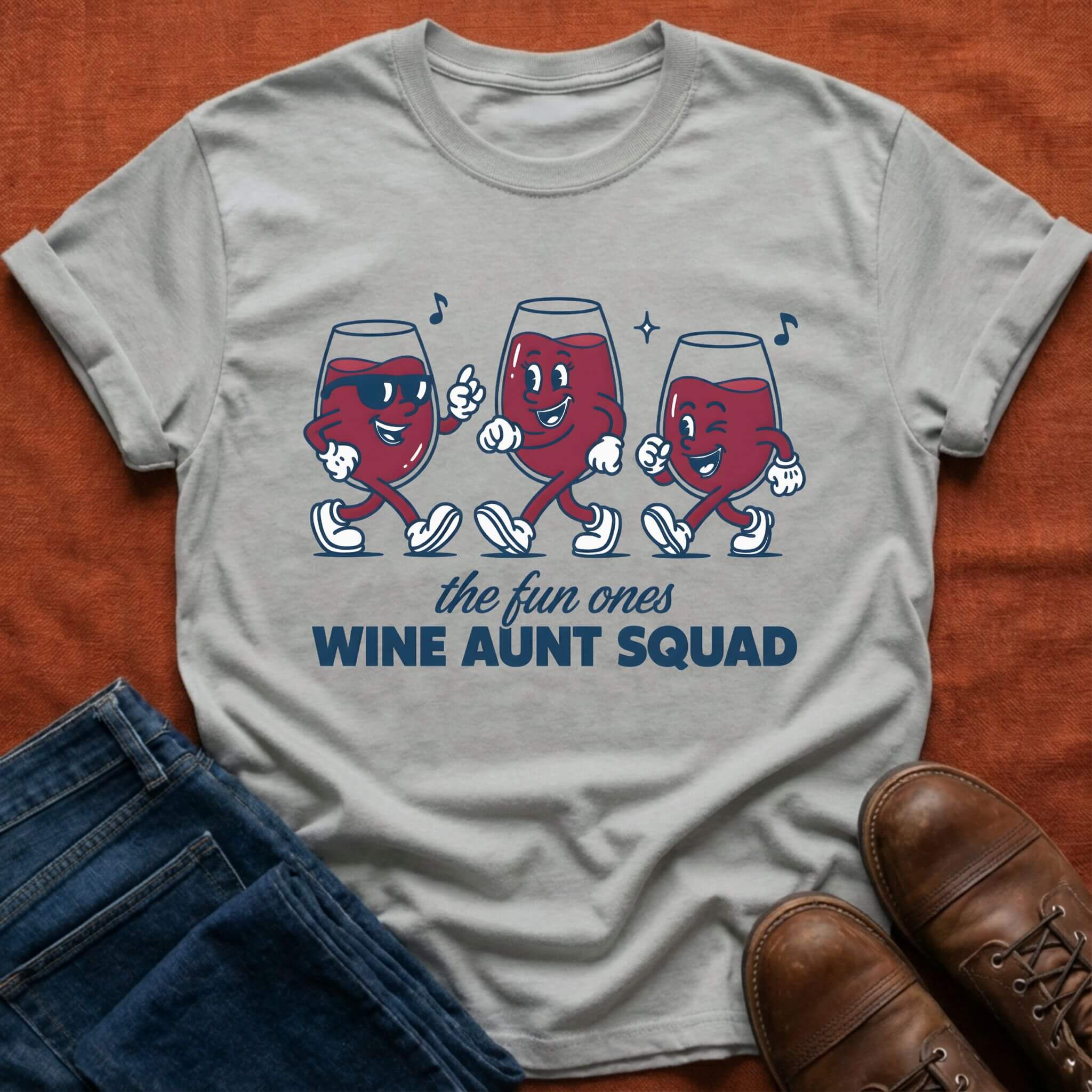 Wine Aunt Squad T-Shirt