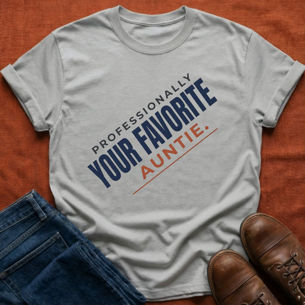Professionally Favorite Auntie T-Shirt