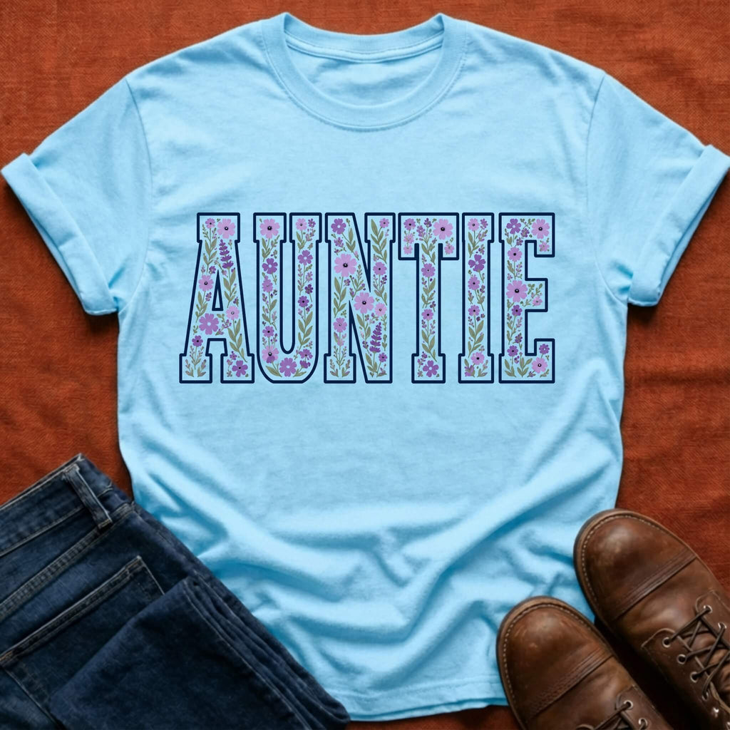 Auntie Floral T-Shirt