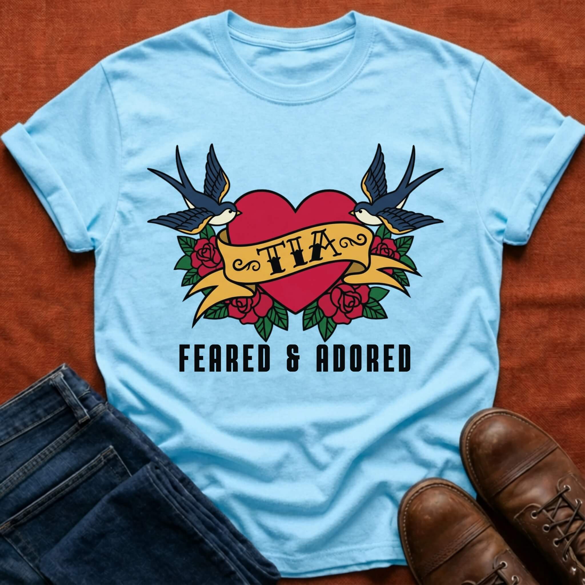 Tia American Traditional Tattoo T-Shirt