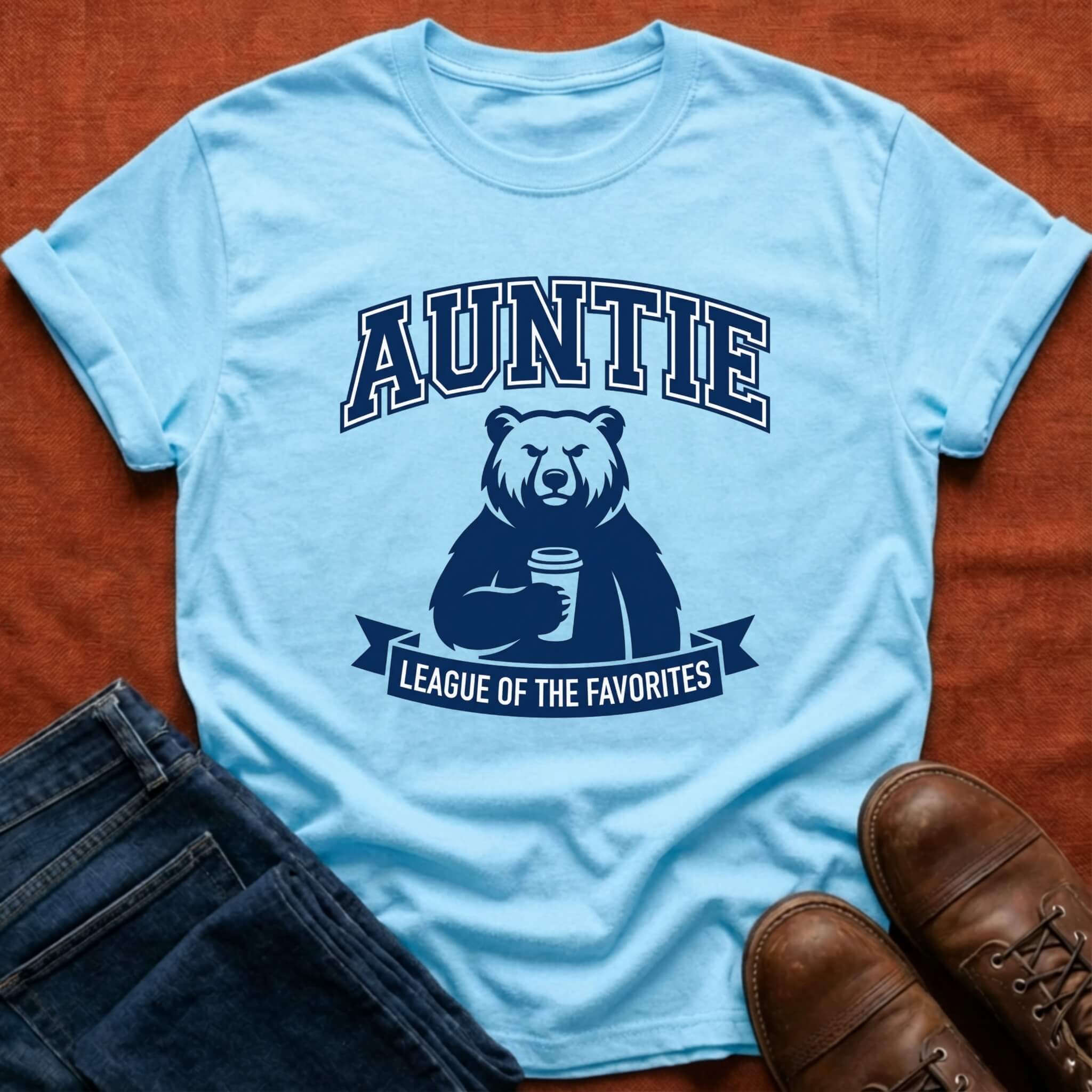 Auntie University Bear T-Shirt