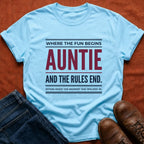 Auntie Where Fun Begins T-Shirt
