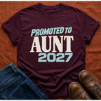 Promoted to Aunt '27 T-Shirt