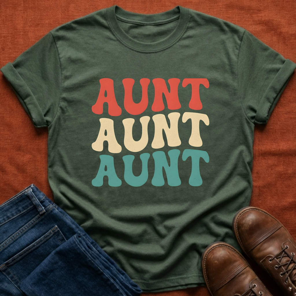 Retro Aunt Stack T-Shirt