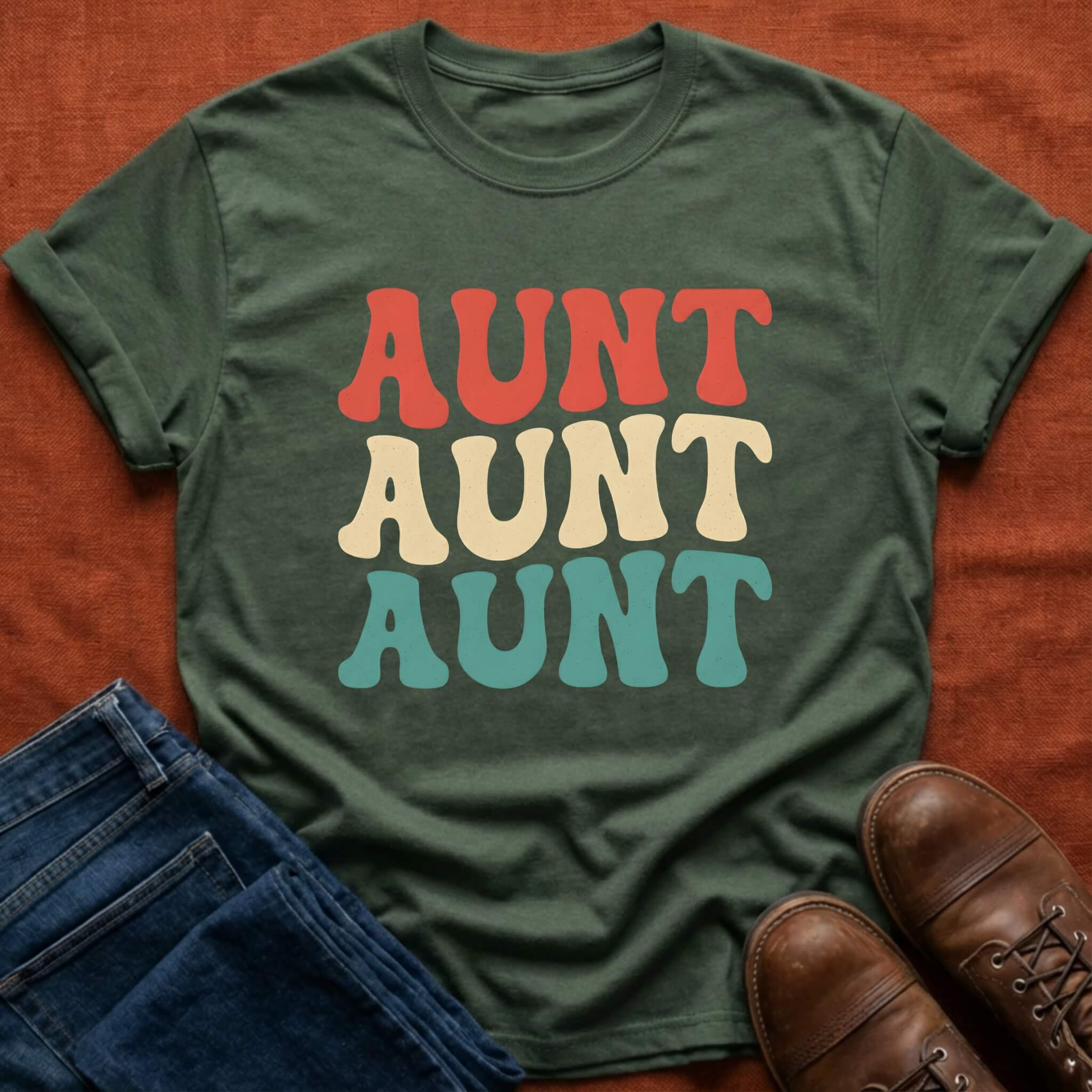 Retro Aunt Stack T-Shirt