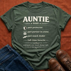 Auntie. Part Protector. Part Partner in Crime. T-Shirt