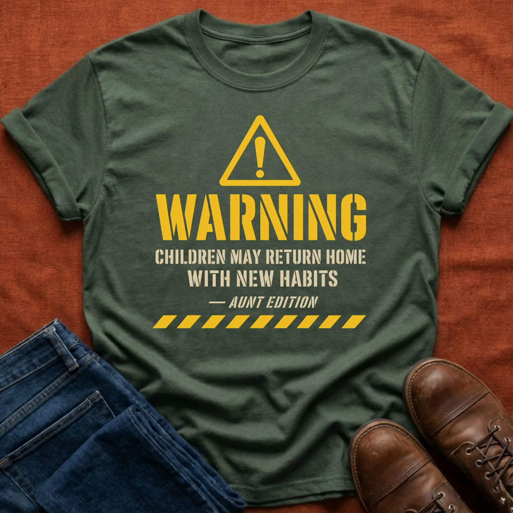 Warning New Habits T-Shirt