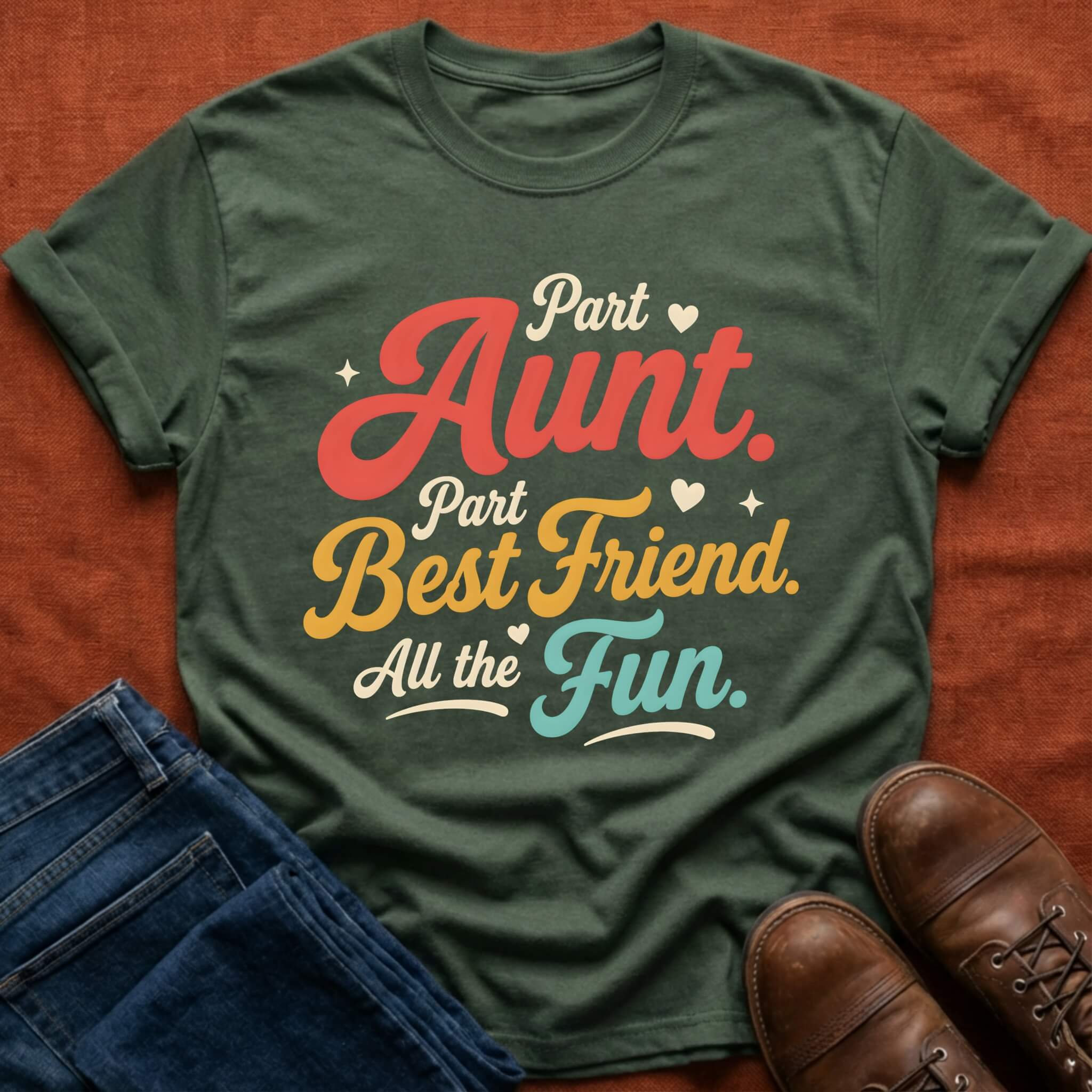 Part Aunt Part Best Friend T-Shirt