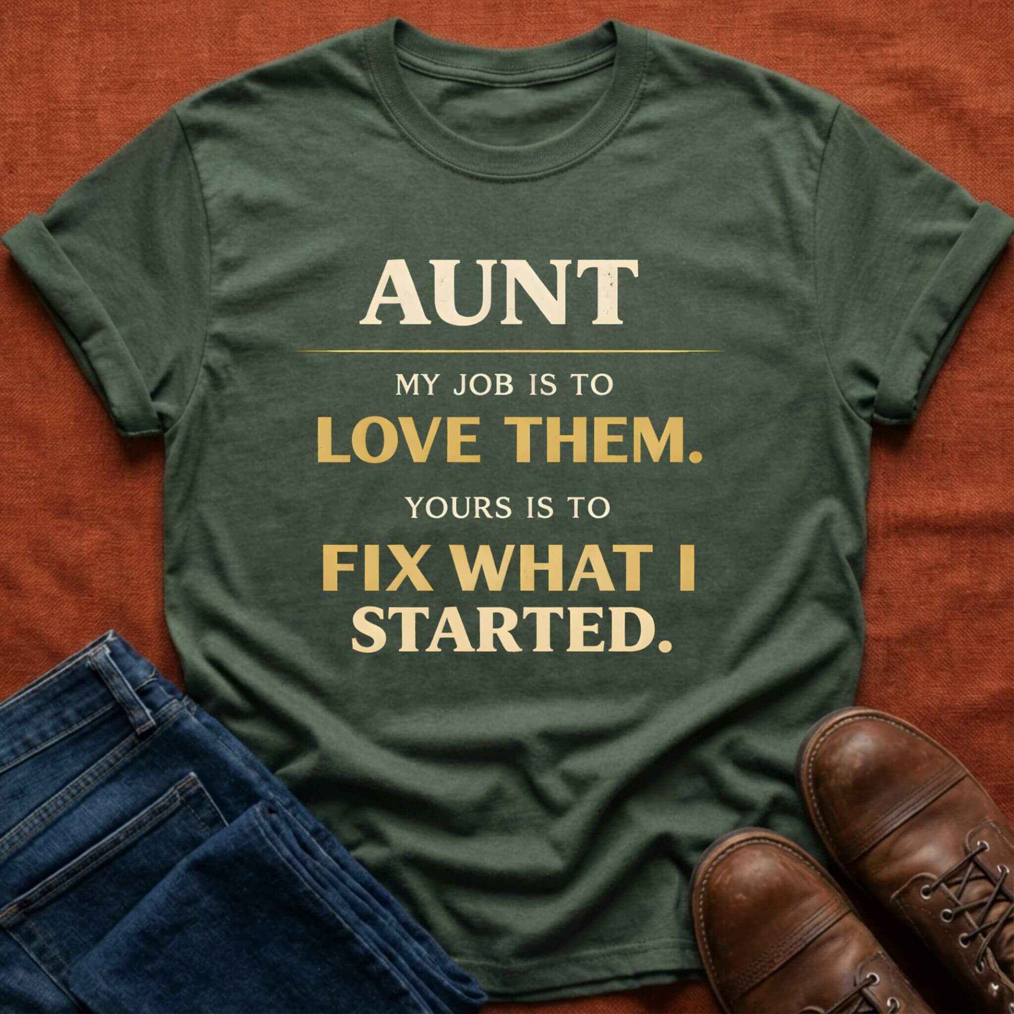 Fix What I Started Aunt T-Shirt