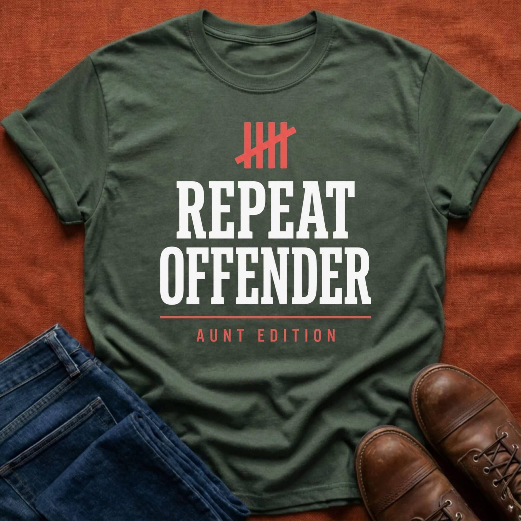 Repeat Offender Aunt T-Shirt
