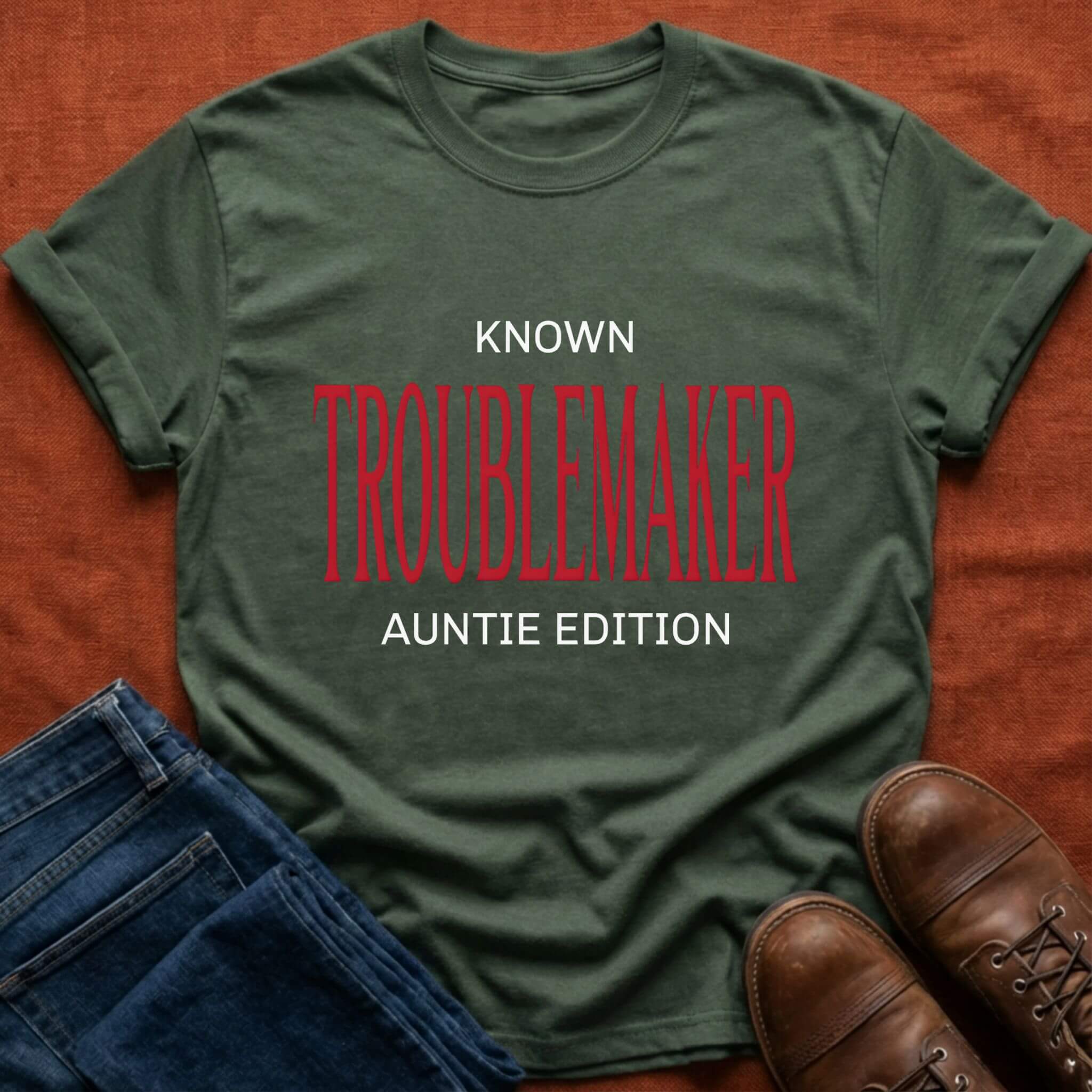Troublemaker Auntie T-Shirt