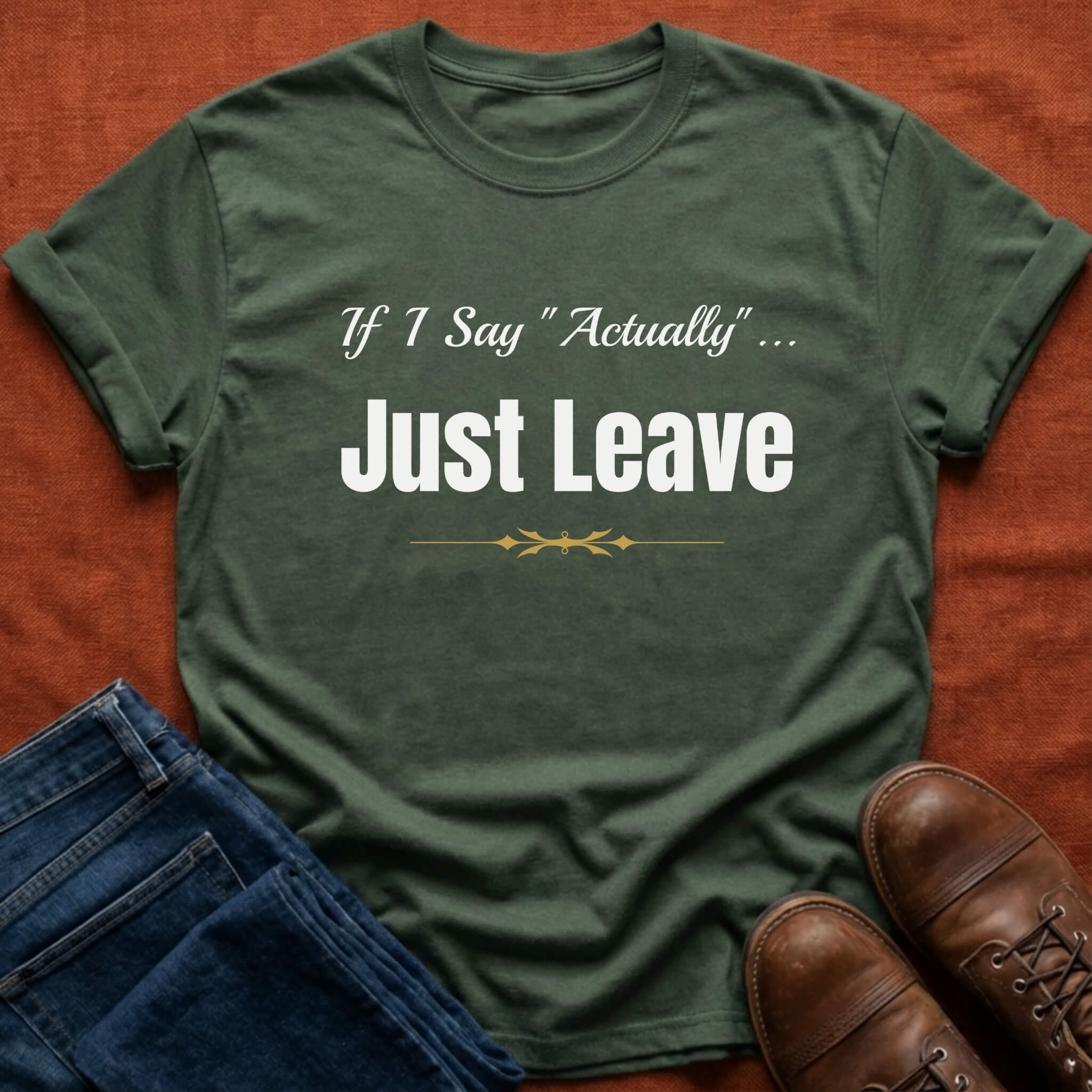 Just Leave T-Shirt
