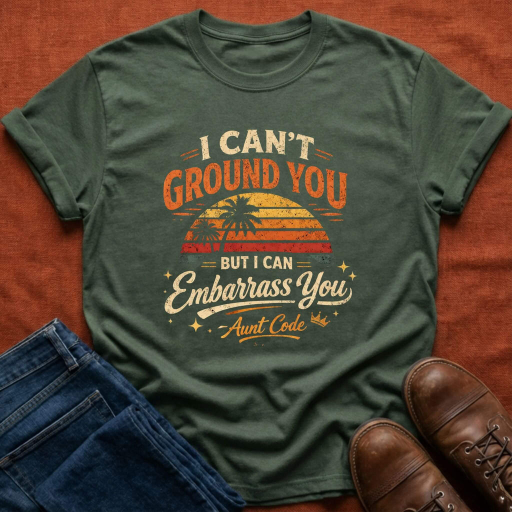 Embarrass You Aunt Code T-Shirt