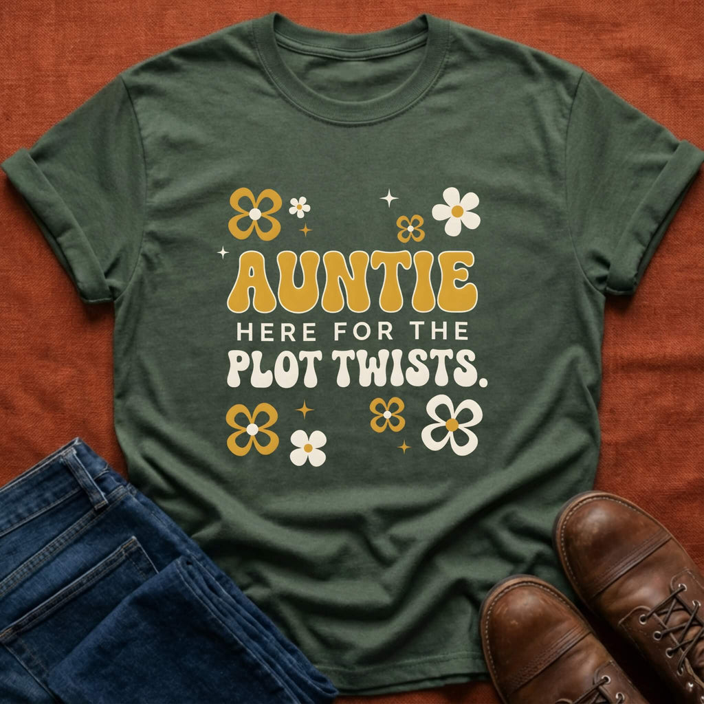Auntie Plot Twists T-Shirt