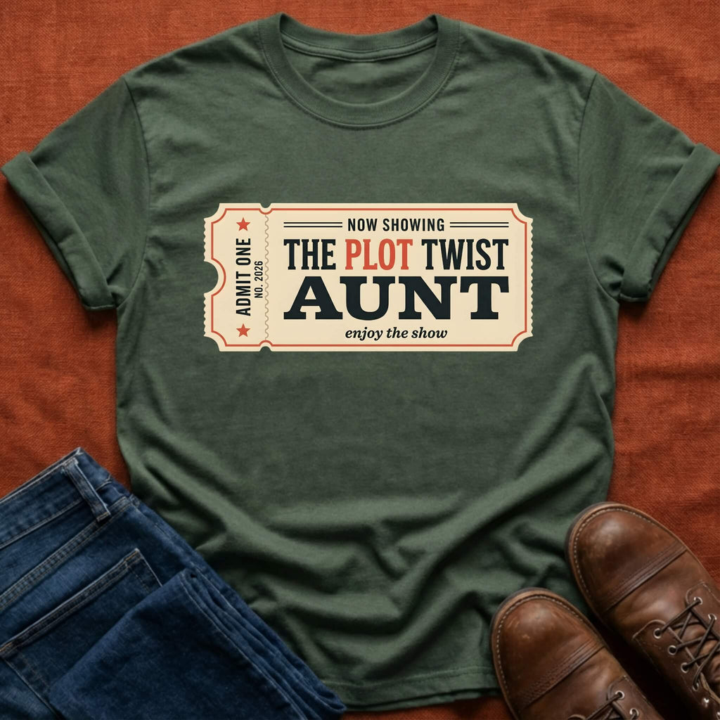 The Plot Twist Aunt T-Shirt
